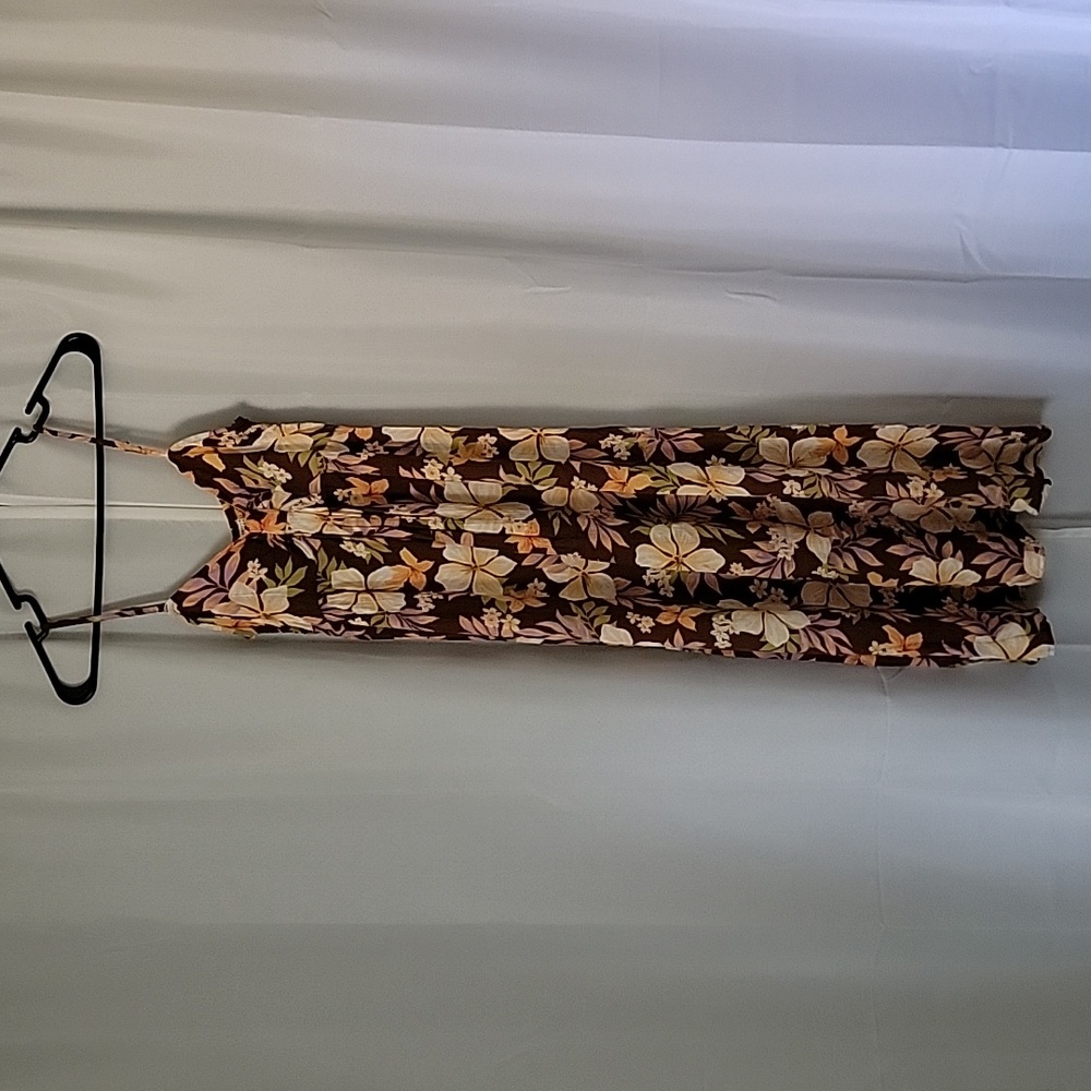 Billabong Floral Brown Maxi Dress